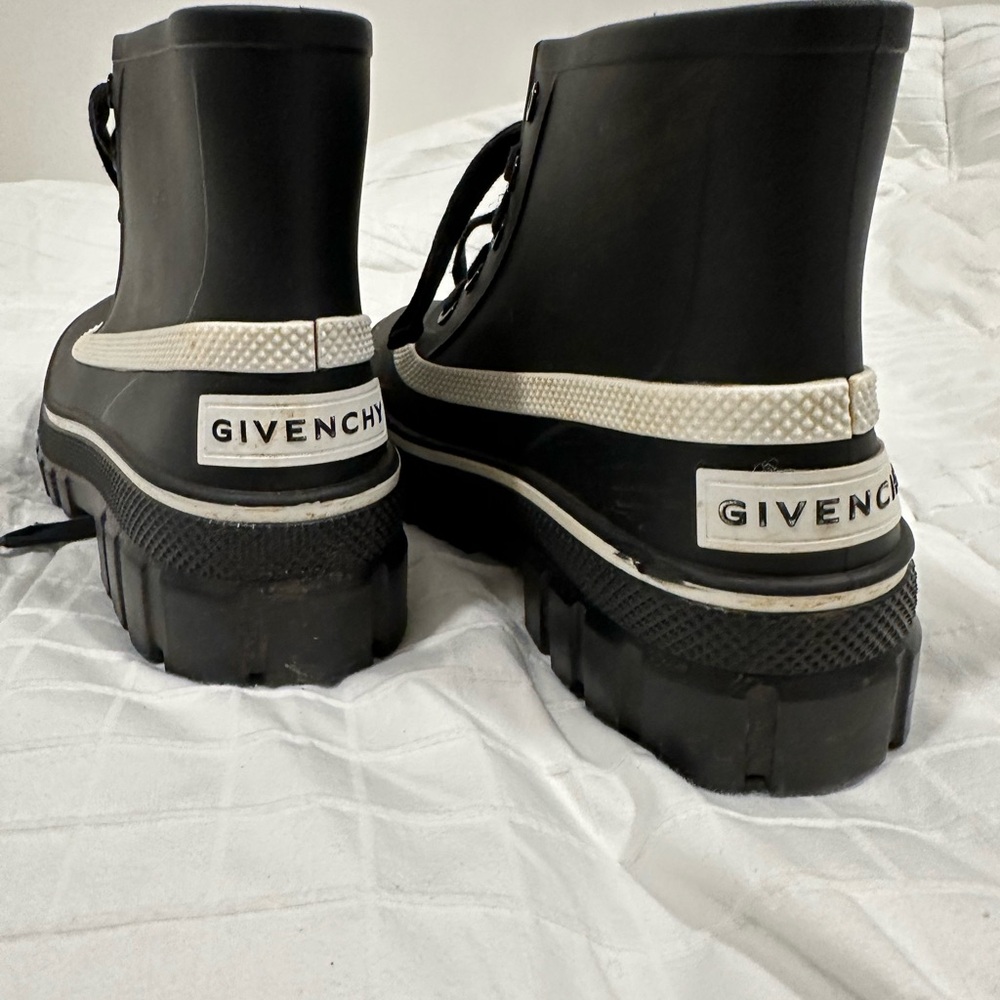 Givenchy Black and White Boots